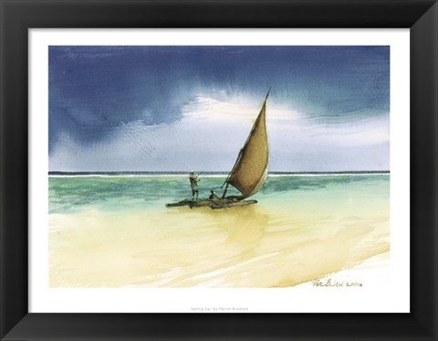 Framed Setting Sail Print