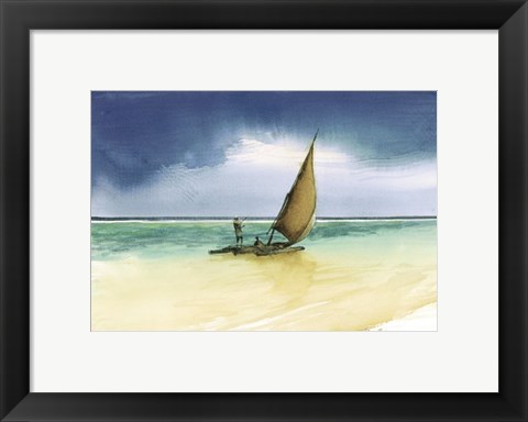 Framed Setting Sail Print