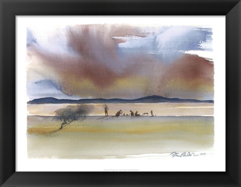 Framed Distant Figures Print