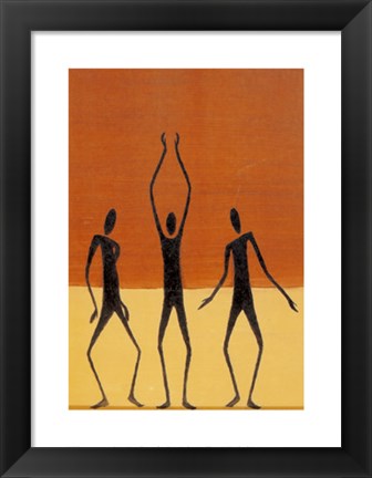 Framed Dancing At Dawn Print