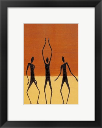 Framed Dancing At Dawn Print