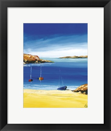 Framed Three Boats Print