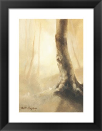 Framed Woodland Light Print