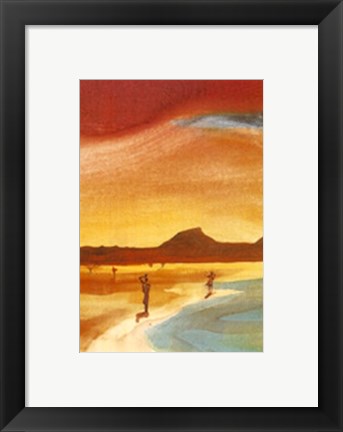 Framed Lakeshore Idyll Print