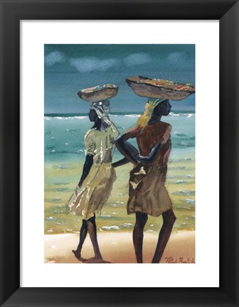 Framed Fishermen&#39;s Wives Print