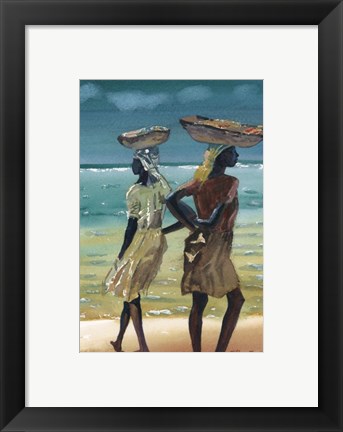 Framed Fishermen&#39;s Wives Print