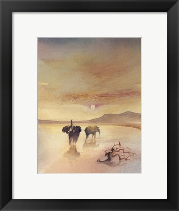 Framed Elephant Call Print