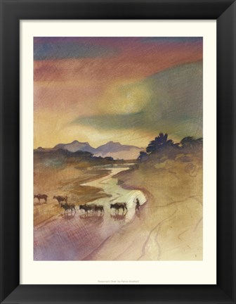 Framed Ewasonyiro River Print