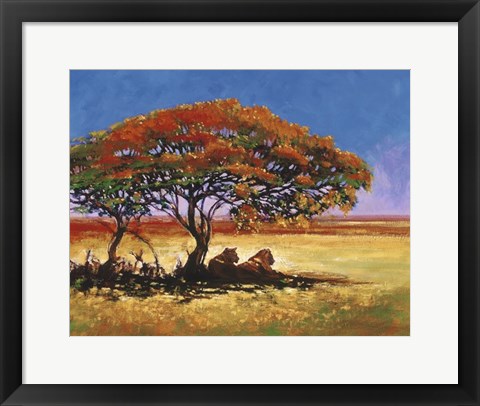 Framed African Shade Print