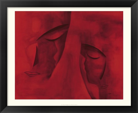 Framed Les Deux Visages Print