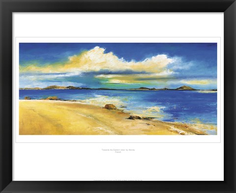 Framed Towards The Eastern Isle Print