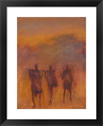 Framed Three Warriors Print