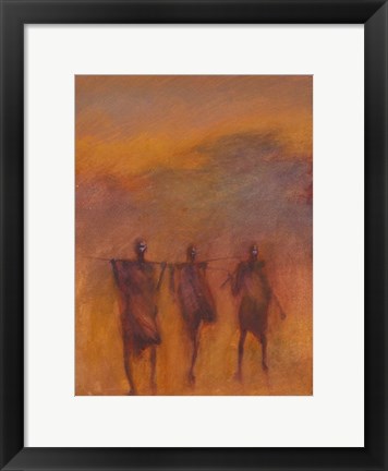 Framed Three Warriors Print