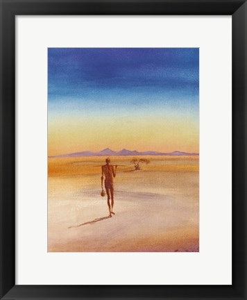 Framed Heading Home Print