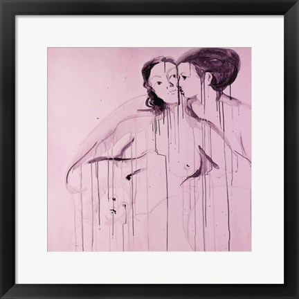 Framed Parma Violet Pair Print