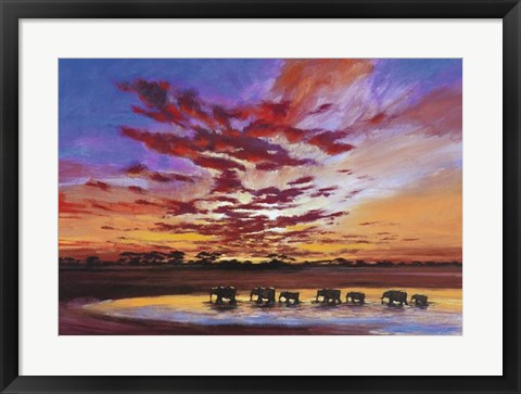 Framed African Sky Print