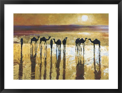 Framed Camel Station Print