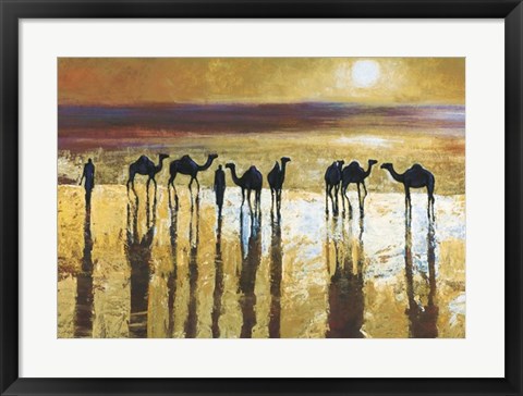 Framed Camel Station Print