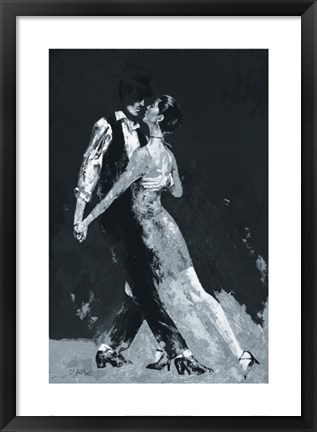 Framed Midnight Tango Print