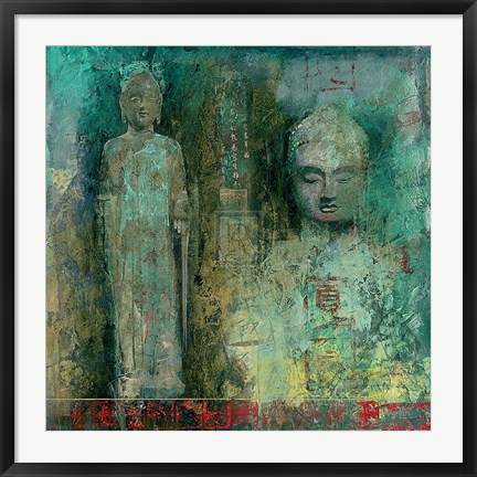 Framed Meditation Gesture II Print