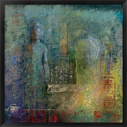 Framed Meditation Gesture III Print