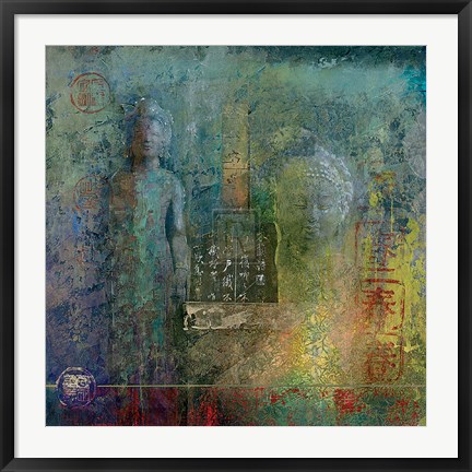 Framed Meditation Gesture III Print