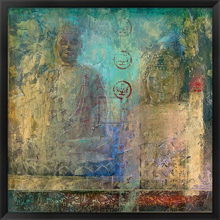 Framed Meditation Gesture IV Print