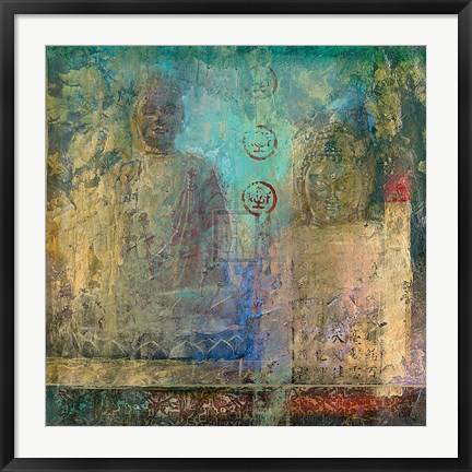 Framed Meditation Gesture IV Print