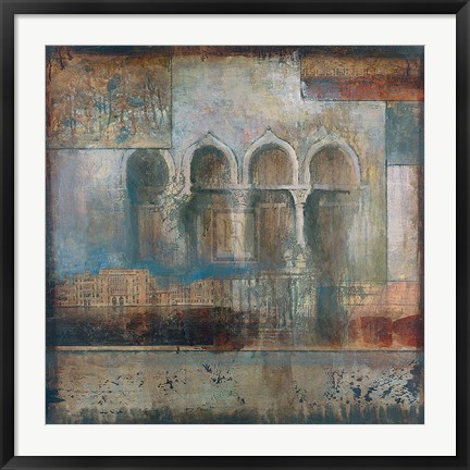 Framed Pieces Of Tuscany II Print