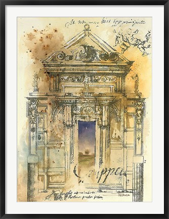 Framed Monument I Print