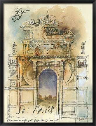 Framed Monument II Print