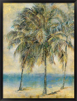 Framed Palm Hammock II Print