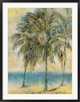 Framed Palm Hammock II Print