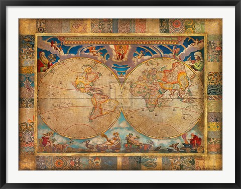 Framed Terrarum Orbis Print