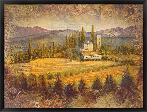 Framed Chianti Land II Print