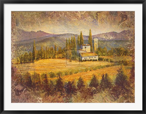 Framed Chianti Land II Print