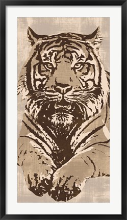 Framed Tiger Print