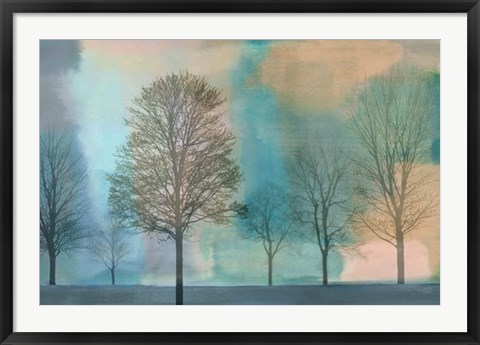 Framed Misty Morning II Print