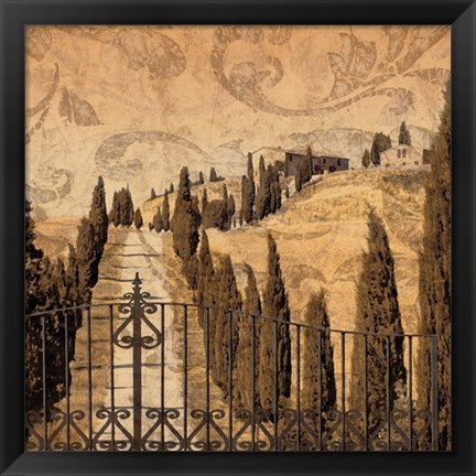 Framed Tuscany II Print