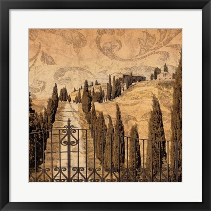 Framed Tuscany II Print