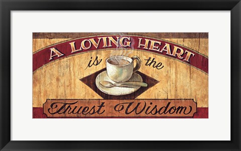 Framed Loving Heart Print