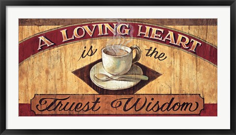 Framed Loving Heart Print