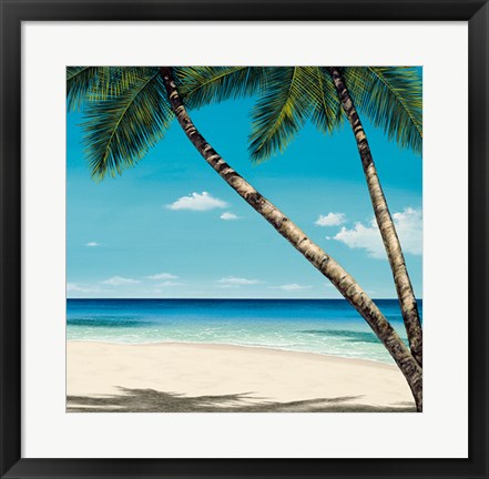 Framed Seashore Serenity II Print