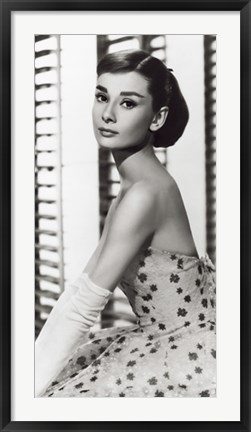 Framed Audrey , 1955 Print