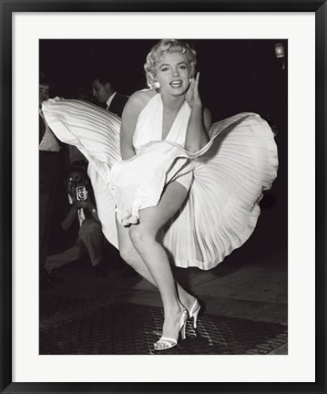 Framed Marilyn Monroe - Seven Year Itch, c.1954 Print