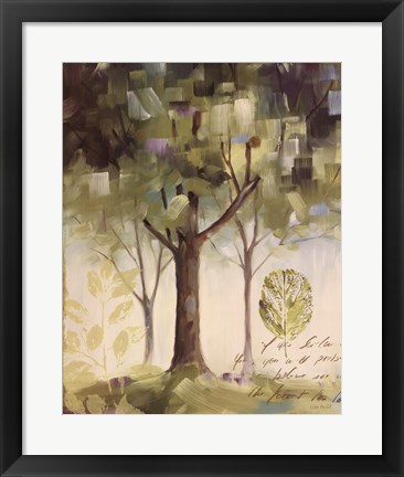 Framed Hopes &amp; Greens III Print