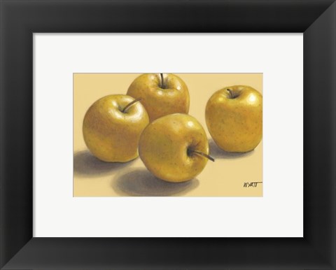 Framed Golden Delicious Print