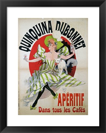 Framed Quinquina Dubonnet Print