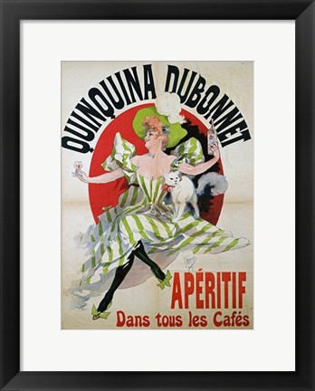 Framed Quinquina Dubonnet Print