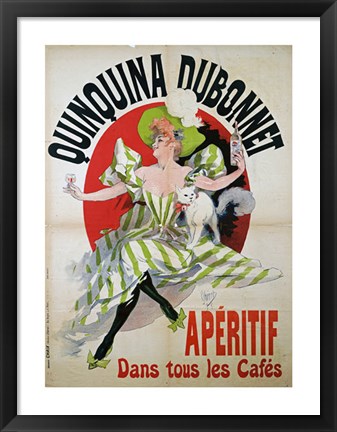 Framed Quinquina Dubonnet Print